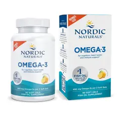 Nordic - Omega 3 Naturals 690mg Corazón y Cerebro 90 Softgels