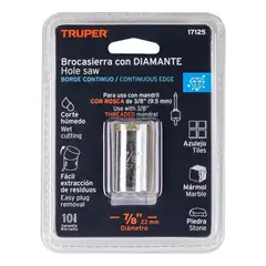 Truper - Brocasierra diamante 78 borde continuo, - 17125