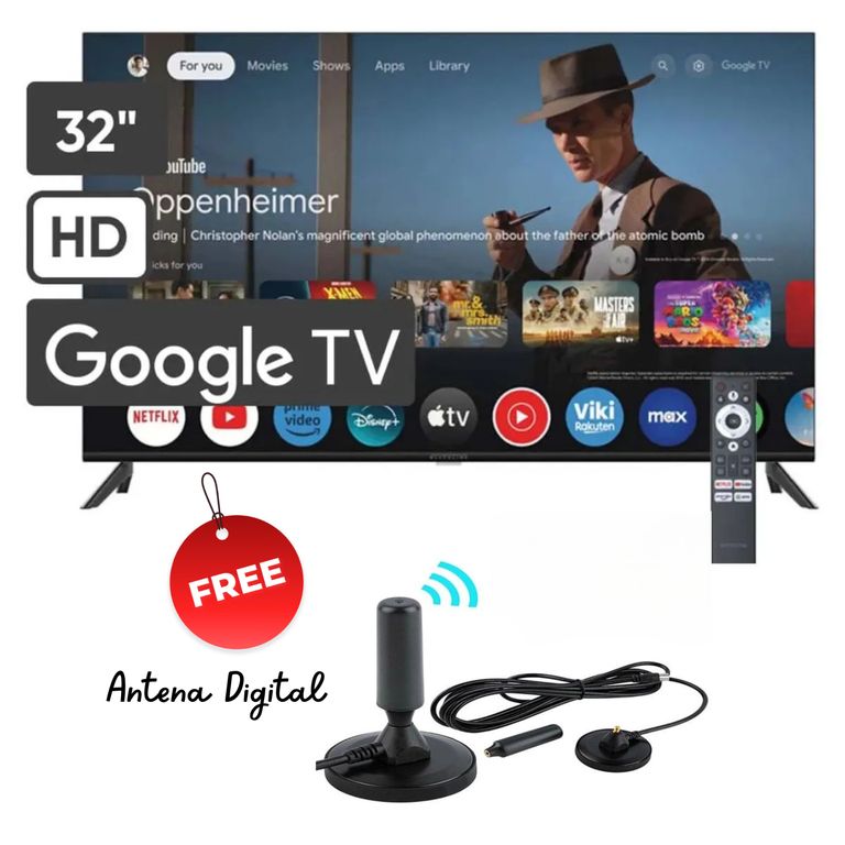 Televisor 32 Pulgadas Smart Tv Google TV HD BL32-T3000HD + Antena Digital Gratis