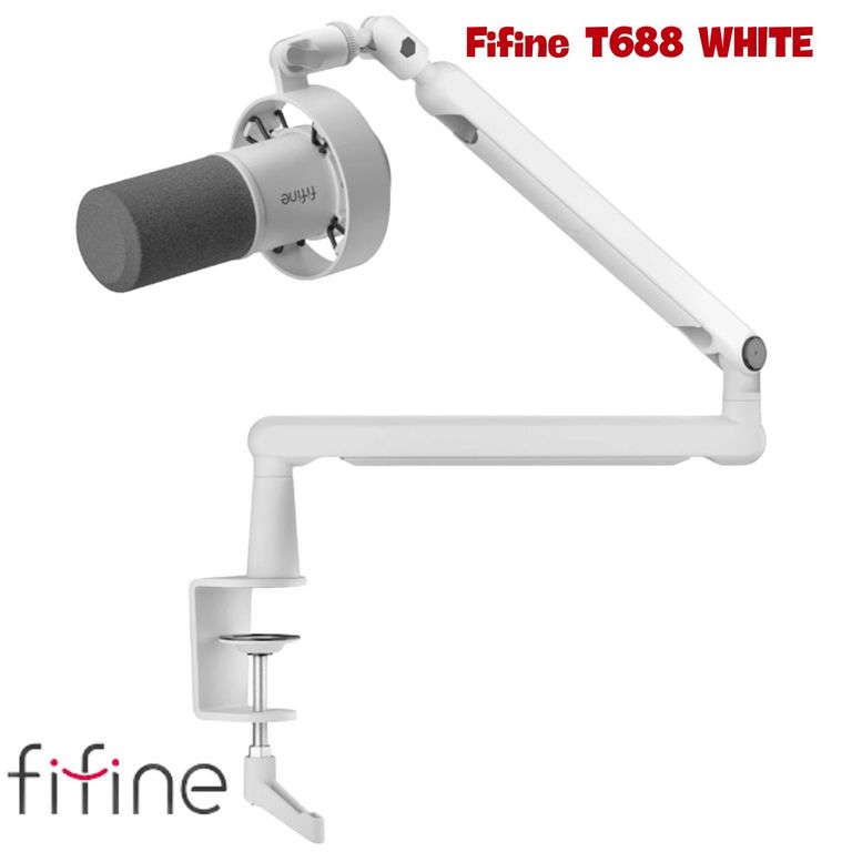 Micrófono T688 WHITE Dinámico