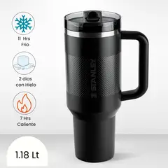STANLEY - Quencher Adventure con Pajita Abatible Black Fade 1.18 L