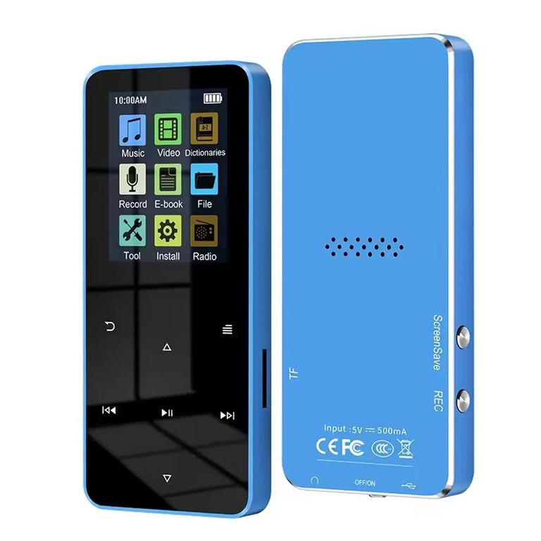 REPRODUCTOR MP3 BLUETOOTH 128 GB ZY001 LCD AZUL