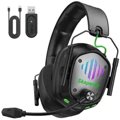 GENERICO - Audifonos Gamer Skapendy VK81 3D RGB Bluetooth 2.4G Con Micrófono
