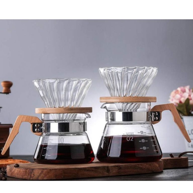 KIT v60 base de madera + decanter 400 ml