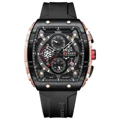 Curren - Reloj deportivo de moda actual 8442 reloj de cuarzo con cronómetro automático de fecha