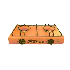 COCINAS SURGE - Cocina a Gas de Dos Hornillas Naranja