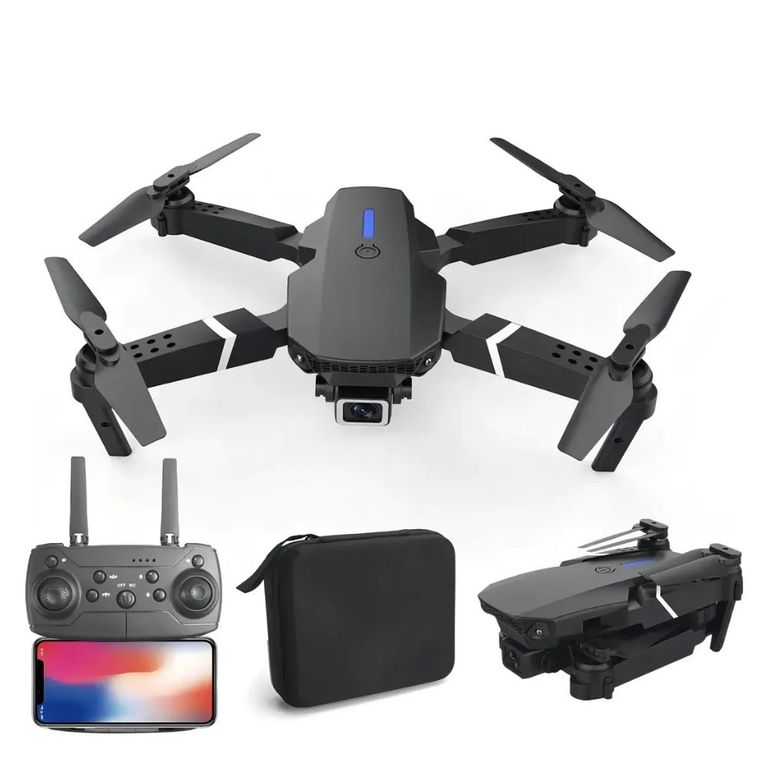 Drone 4K Plegable Con WiFi Y Retención De Altitud