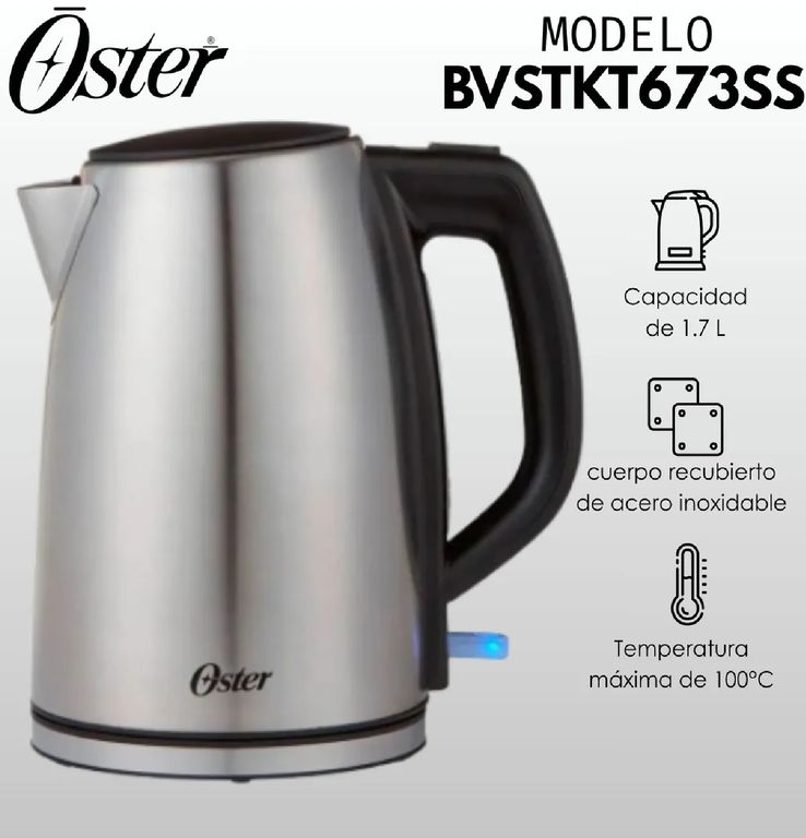 Hervidor Eléctrico BVSTKT673SS 1.7L - Acero Inoxidable