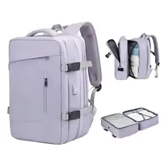 EVERSO - Mochila Deportiva Impermeable Expandible Viaje Laptop 39l