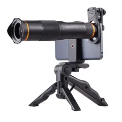 PUREPOWER - Teleobjetivo 4K 32X para teléfono celular con clip para lente de para teléfonos Inteligentes