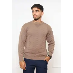 DM DEXMEN - Cárdigan Dexmen Labrado Crema