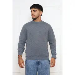 DM DEXMEN - Cárdigan Dexmen Labrado Gris