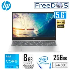 HP - Laptop 15-FD0004LA Intel CoreI3-N305 8GB RAM 256GB SSD 15.6" FHD Intel UHD Graphics FREE DOS