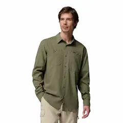 COLUMBIA - Camisa Hombre Silver Ridge Utility II Verde