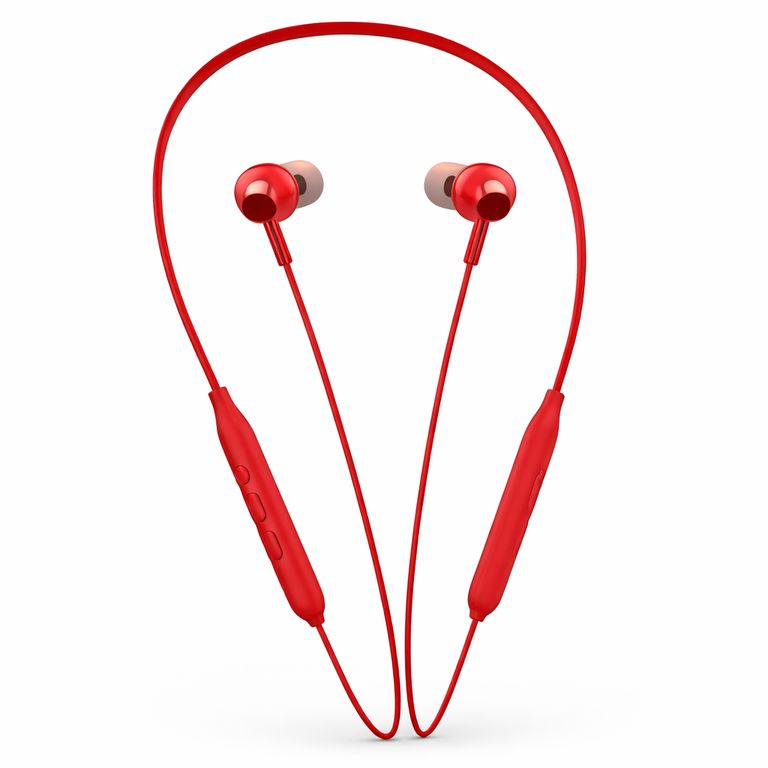 Audífonos Bluetooth B10 BYZ con Sujetador Rojo