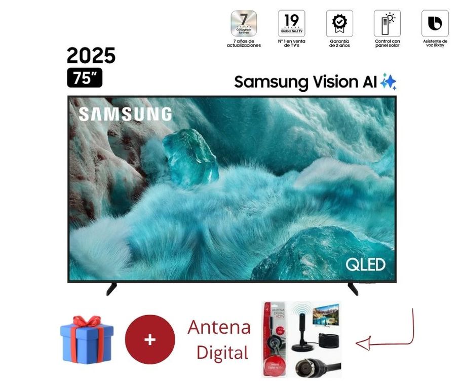 75 QLED Q7F Vision AI Smart TV 2025 cn Antena digital