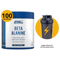 APPLIED NUTRITION - BETA - ALANINA 300GR CON SHAKER - AMINOACIDO DE ALTO RENDIMIENTO
