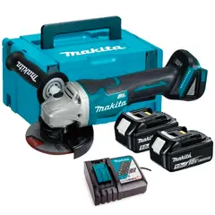 MAKITA - Amoladora Esmeril 4 12” 18V BL DGA458RTJ 2 Bat 5.0Ah
