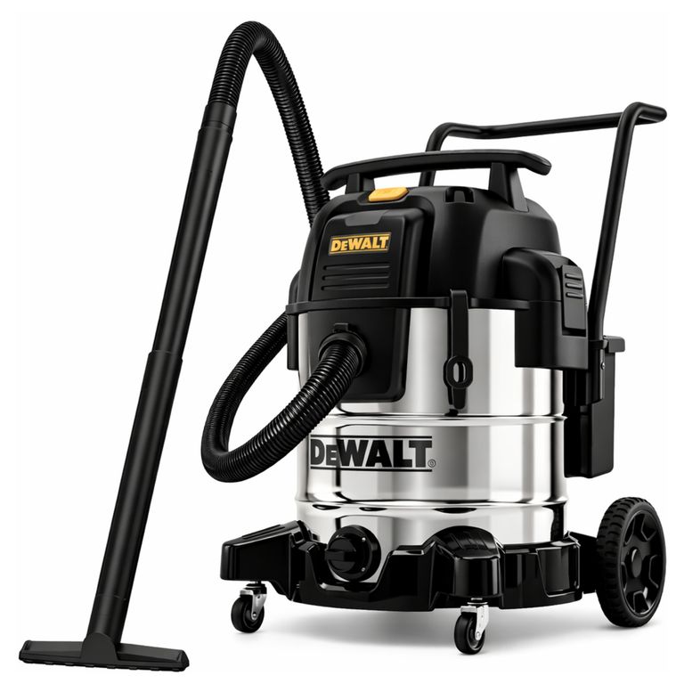 Aspiradora y sopladora de polvo y liquido 50 litros 1300W acero inoxidable