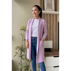 ARMA TU LOOK - CARDIGAN PATRICIA SIN CAPUCHA DISEÑO DE LINEAS