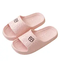 GENERICO - Pantuflas Sandalias de plástico cómoda con punta abierta - Rosado