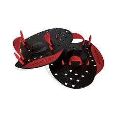 E'MHIDAS SWIMWEAR - Paletas de Natación TechFlow Rojo - Talla M