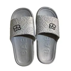 GENERICO - Pantuflas Sandalias de plástico cómoda con punta abierta - Gris