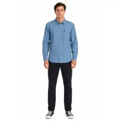 QUIKSILVER - CAMISA ML YOSEMITE CHAMBRAYLS SHIRT EQYWT04660-SNA0