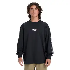 QUIKSILVER - POLO ML MERCURY OLD ENGLISH LS EQYZT08169PR-KVJ0