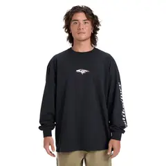 QUIKSILVER - POLO ML MERCURY OLD ENGLISH LS EQYZT08169PR-KVJ0