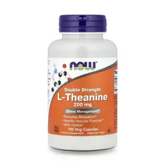 NOW - L-Teanina 200 mg (120 Cápsulas) - Foods