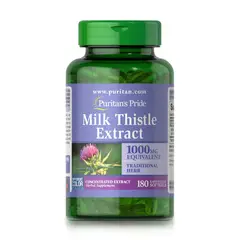 PURITANS PRIDE - Milk Thistle Extract 250 mg (180 Softgels) - Puritan's Pride