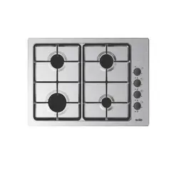 Sole - Encimera Acero Inoxidable A Gas 65cm Plateado
