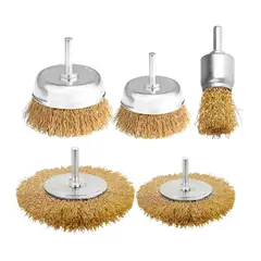 Truper - Cepillos De Alambre para Taladro KIT de 5PCS