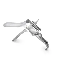 GENERICO - Espéculo Vaginal GRAVE en Acero Inoxidable de 115 X 35 MM