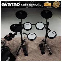 AVATAR - Batería Electrónica de 8 piezas Ultra Realistic