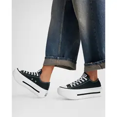 CONVERSE - Zapatillas Mujer Chuck Taylor All Star Lift Double Stack Platform Negro v2