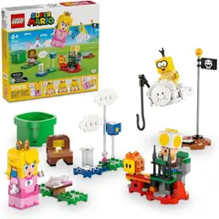 LEGO - SUPER MARIO AVENTURAS CON JUGUETE INTERACTIVO DE LA PRINCESA PEACH Y TOAD