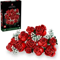 LEGO - BOTANICALS RAMO DE ROSAS ARTIFICIALES, SET DE CONSTRUCCIÓN PARA ADULTOS
