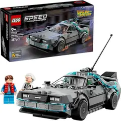 LEGO - SPEED CHAMPIONS DELOREAN REGRESO AL FUTURO, 2 MODOS DE CONSTRUCCIÓN