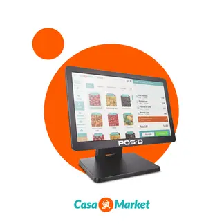 POS D - Punto de venta todo en uno pantalla táctil 15.6 pulgadas - all in one