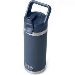 Yeti - RAMBLER BOTELLA CON TAPA DE CAÑITA 18 OZ 532 ML - AZUL MARINO