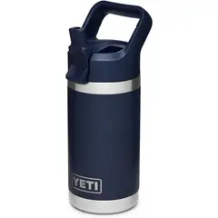 YETI - RAMBLER JR BOTELLA PARA NIÑOS CON CAÑITA 12 OZ 355 ML - AZUL MARINO