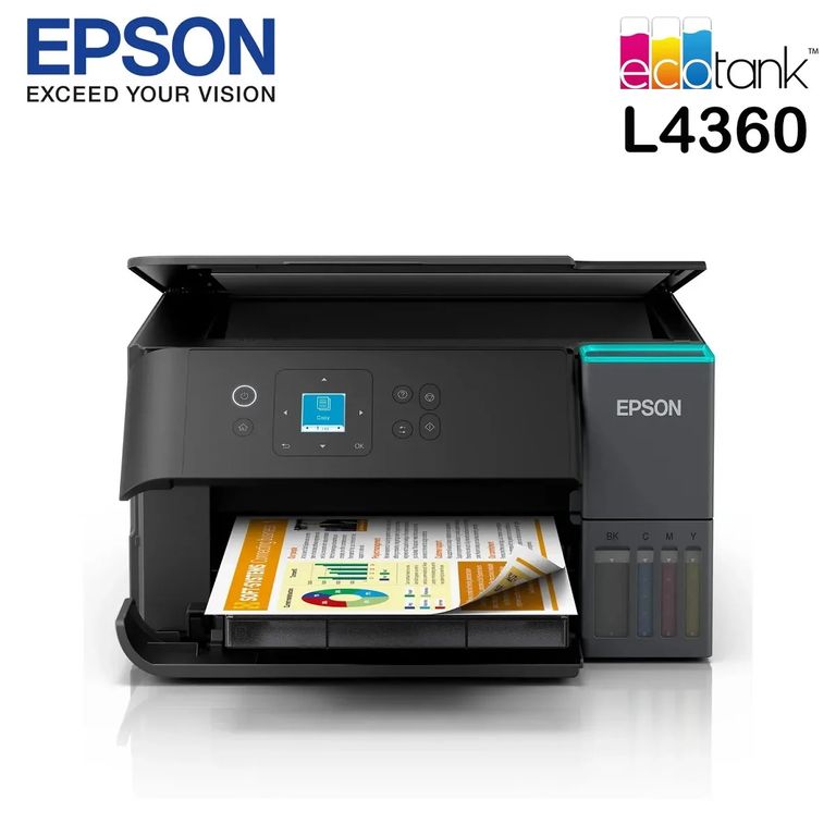 Impresora Multifuncional EcoTank L4360 a Color Wi-Fi y Dúplex