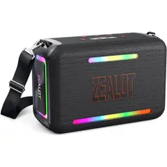 ZEALOT - PARLANTE S95 NEGRO - 120W Y 36HRS