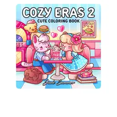 GENERICO - COZY ERAS 2 Libros Coco Wyo para Colorear en Tendencia Exclusivo