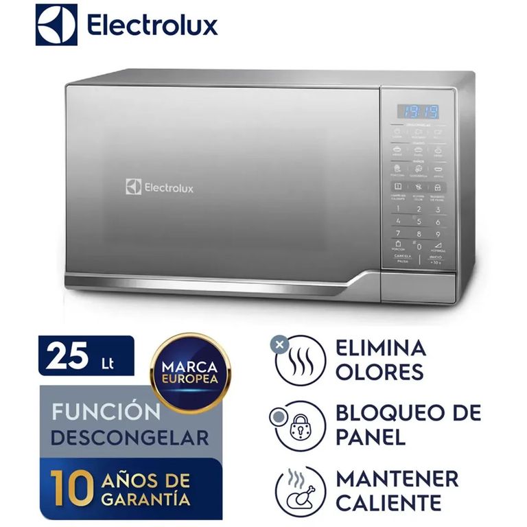 Horno Microondas 25 Litros EMDO25S2GSRUG