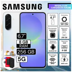 SAMSUNG - Celular Galaxy A36 5G 6.7" Pulg. 8GB RAM 256GB Android 15 - Gris