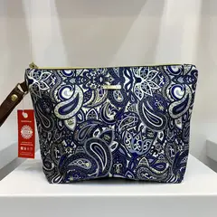 CHULA TULUM - COSMETIQUERA MODELO ALINE DISEÑO GARIGOL MARINO