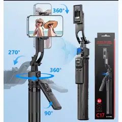 GENERICO - Tripode con sensor de movimiento de 360 grados